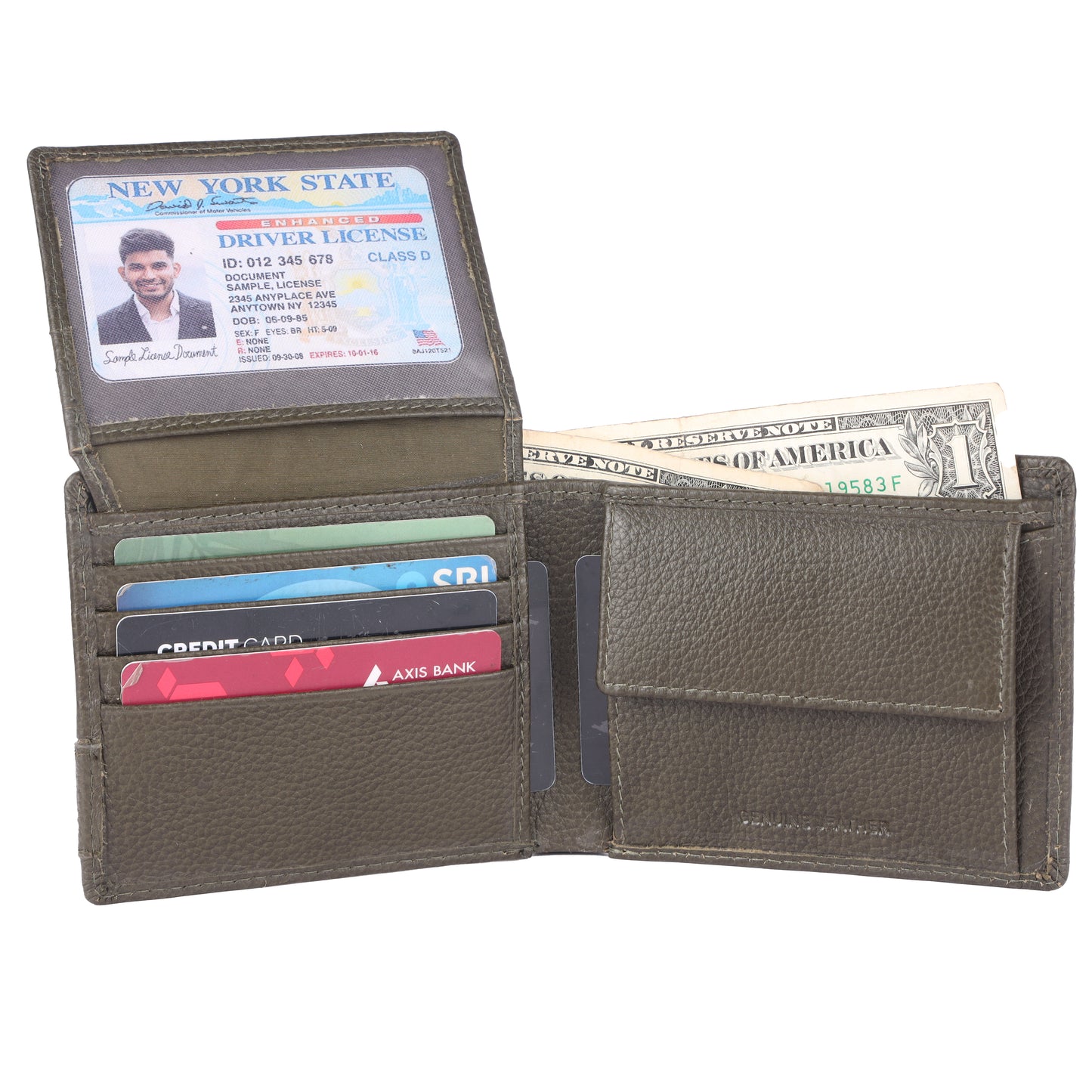Genuine Leather RFID Protected Men's Wallet – Premium Quality