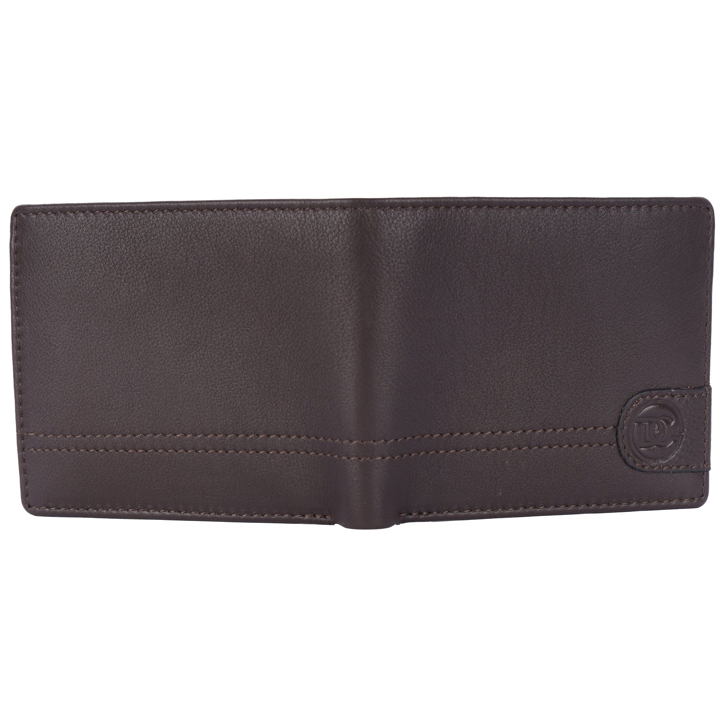DOUCE Genuine Leather Belt & RFID Wallet Combo (Brandy Brown)