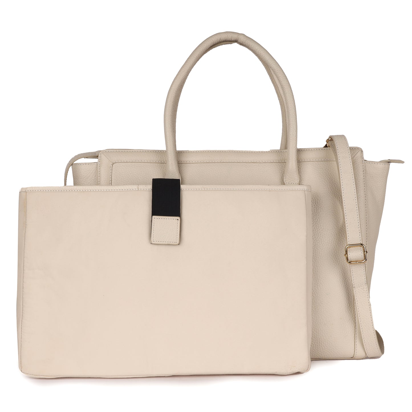 Douce Women’s Genuine Leather Laptop Tote Bag