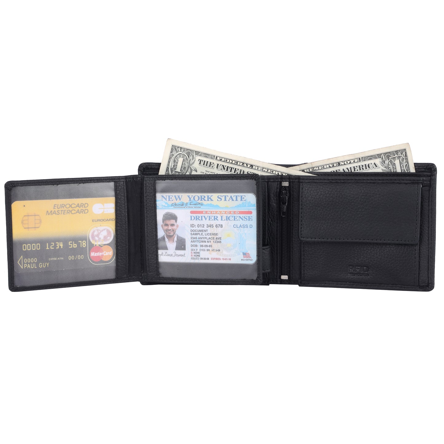 Classy Genuine Leather Wallet - Black