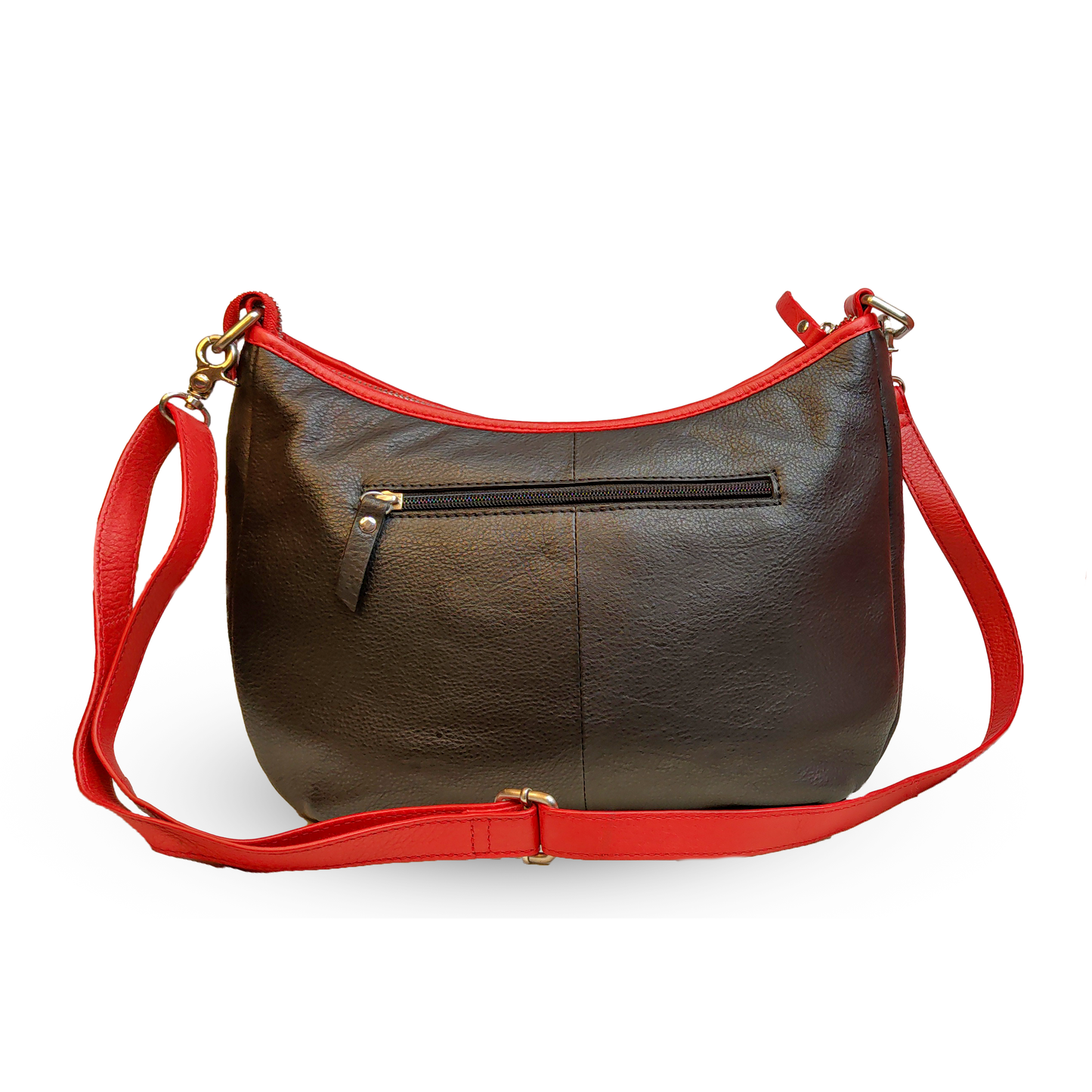 Stylish Ladies Hobo Bag – Red & Black | Douce