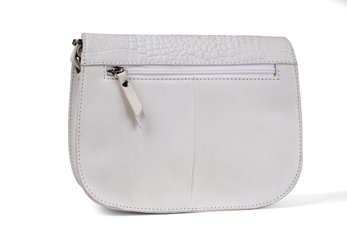 3D Croco Print Leather Sling Bag – Elegant & Edgy | DOUCE
