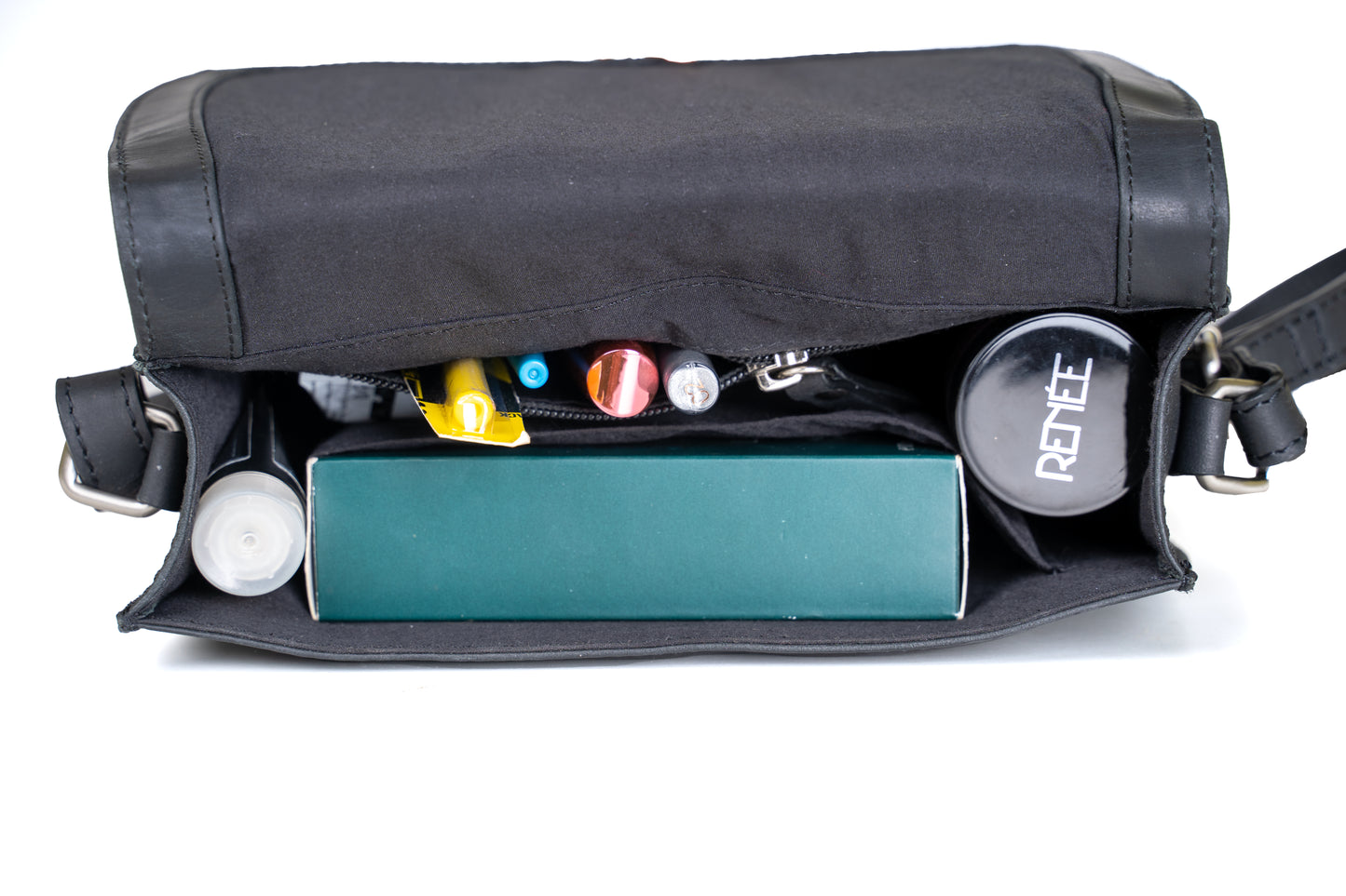 3D Croco Print Leather Sling Bag – Elegant & Edgy | DOUCE