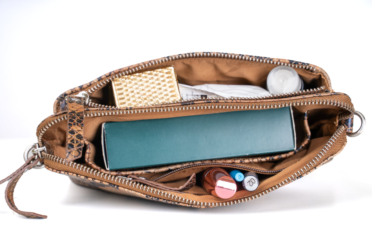 3D Croco Ladies Sling Bag – Genuine Leather