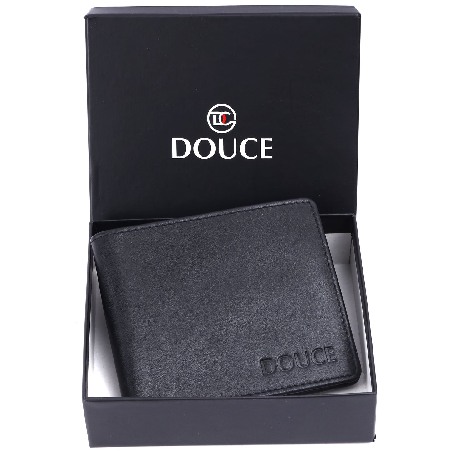 Douce Signature RFID Leather Wallet with Extra Card Holder
