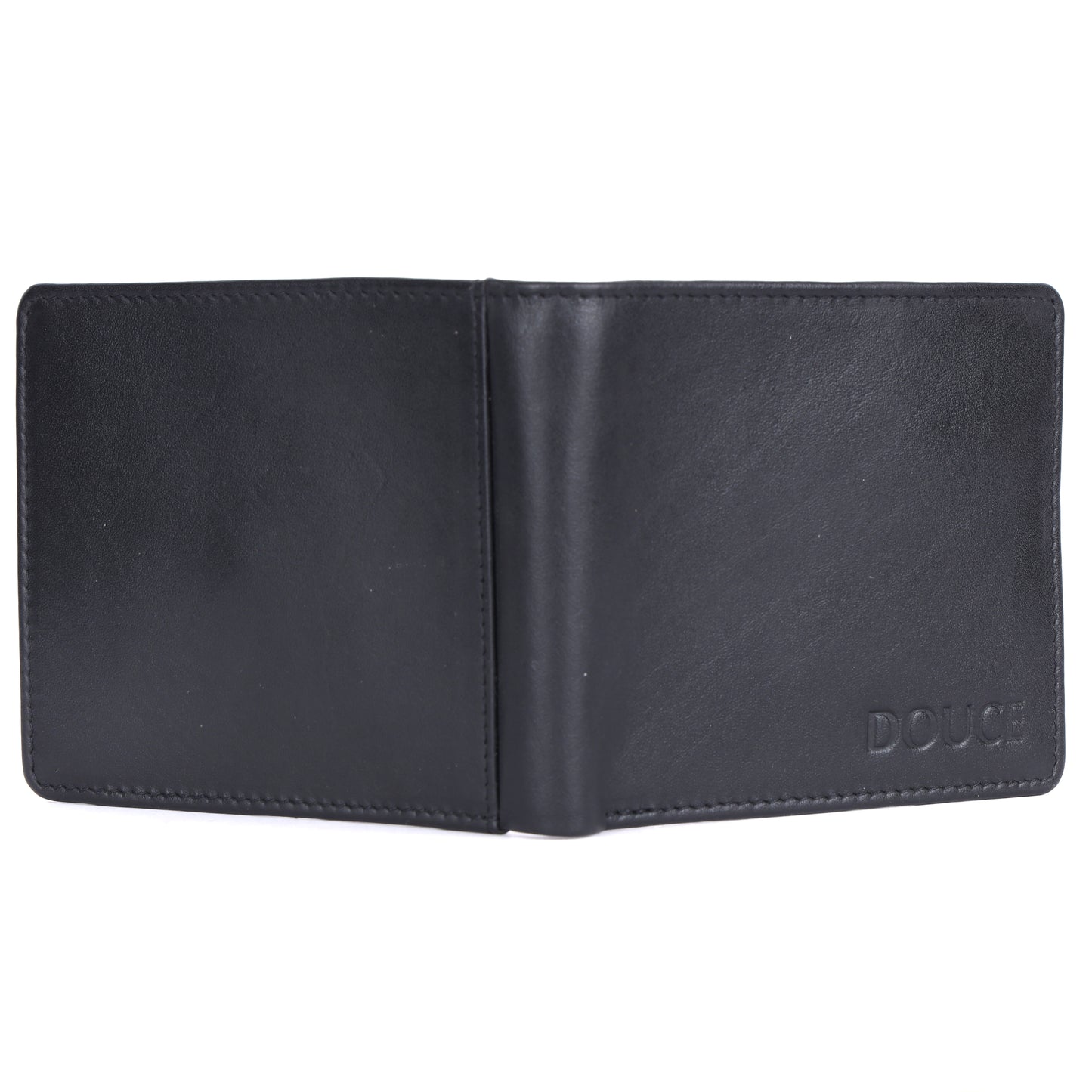 Douce Signature RFID Leather Wallet with Extra Card Holder