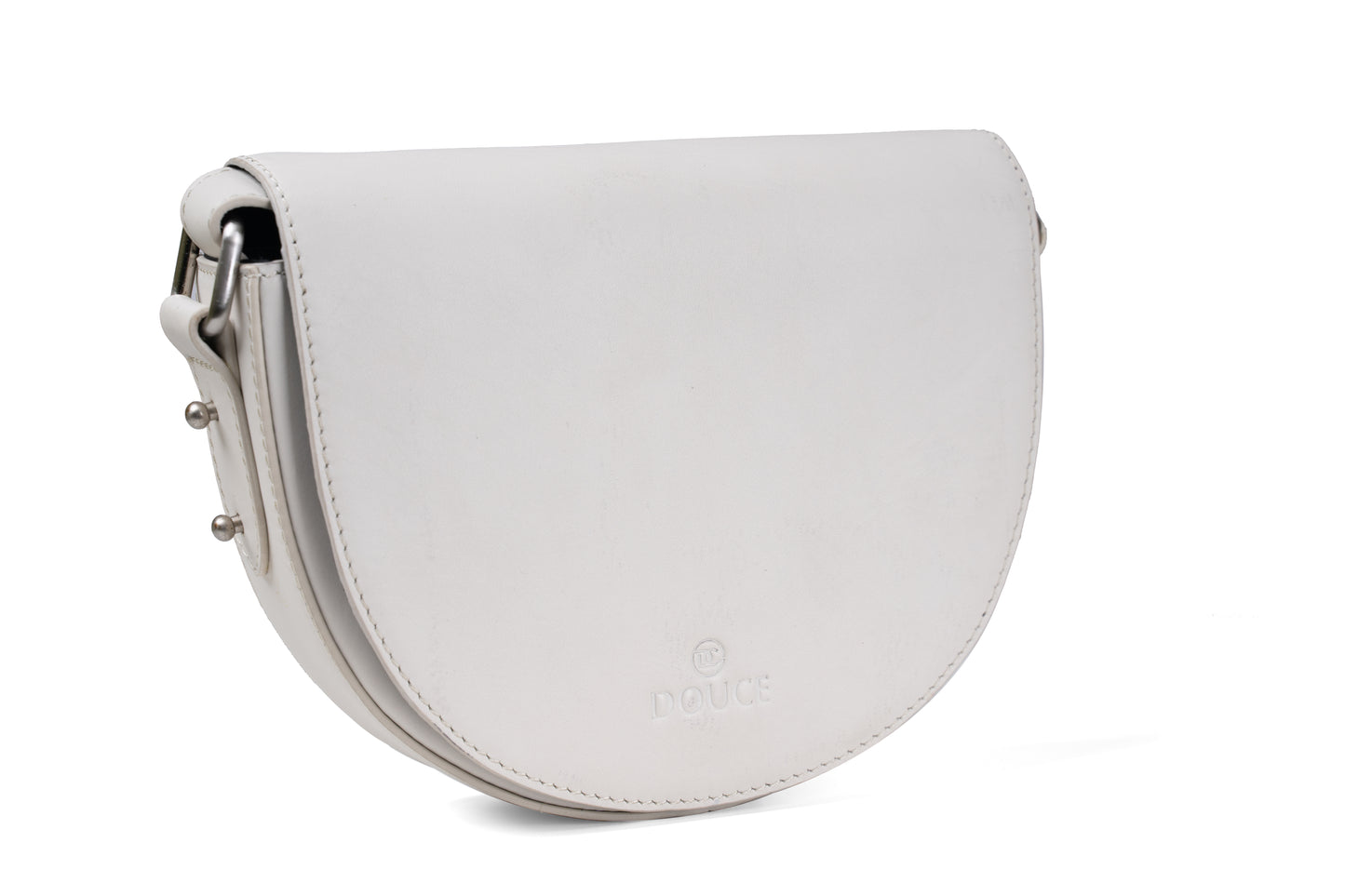 Half Moon Genuine Leather Ladies Sling Bag – Elegant & Versatile