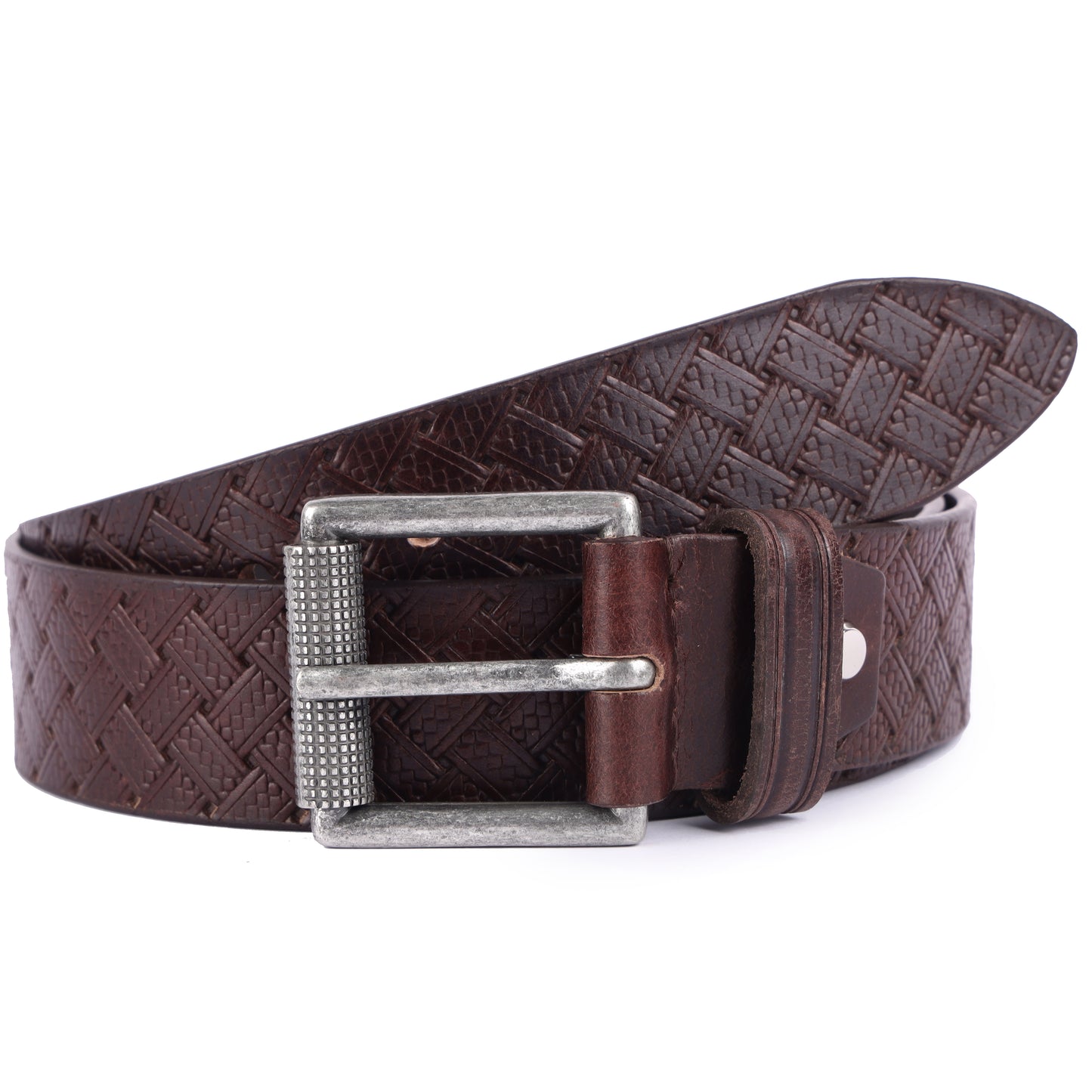 Douce Premium Genuine Leather Belt for Men (Brown)