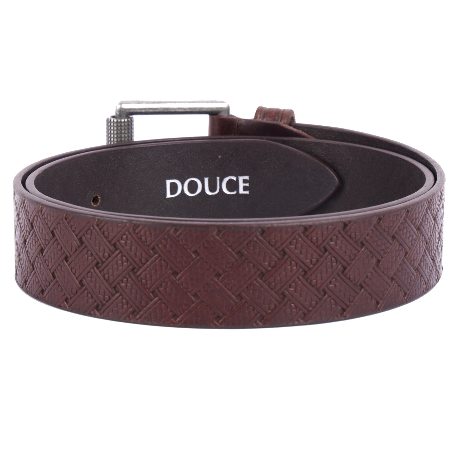Douce Premium Genuine Leather Belt for Men (Brown)