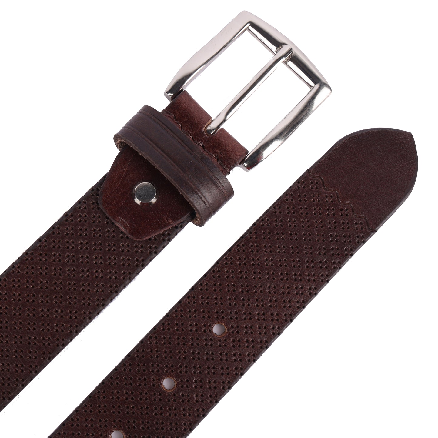 Douce Premium Genuine Leather Belt for Men (Brown)