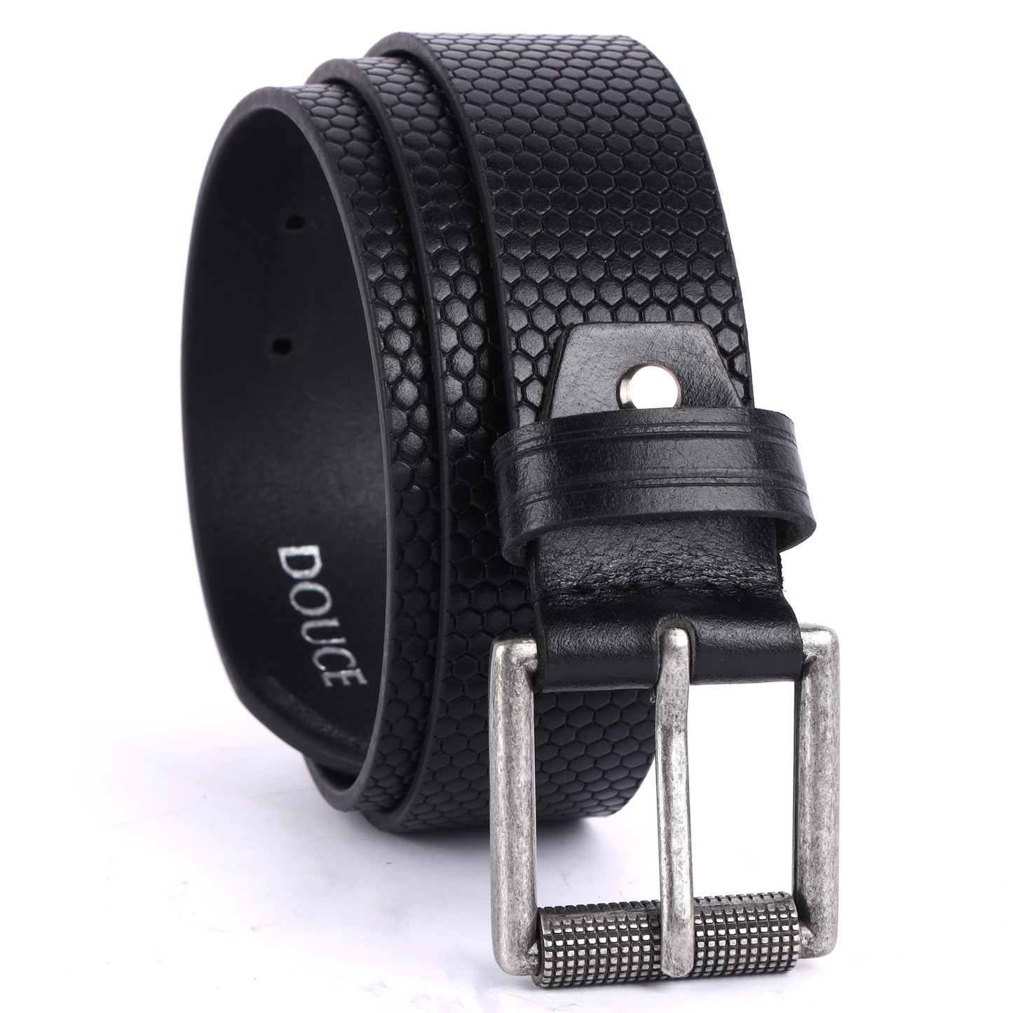 The Ultimate Gift Set for Men – Douce Premium Genuine Leather Belt & Wallet Combo (Black)