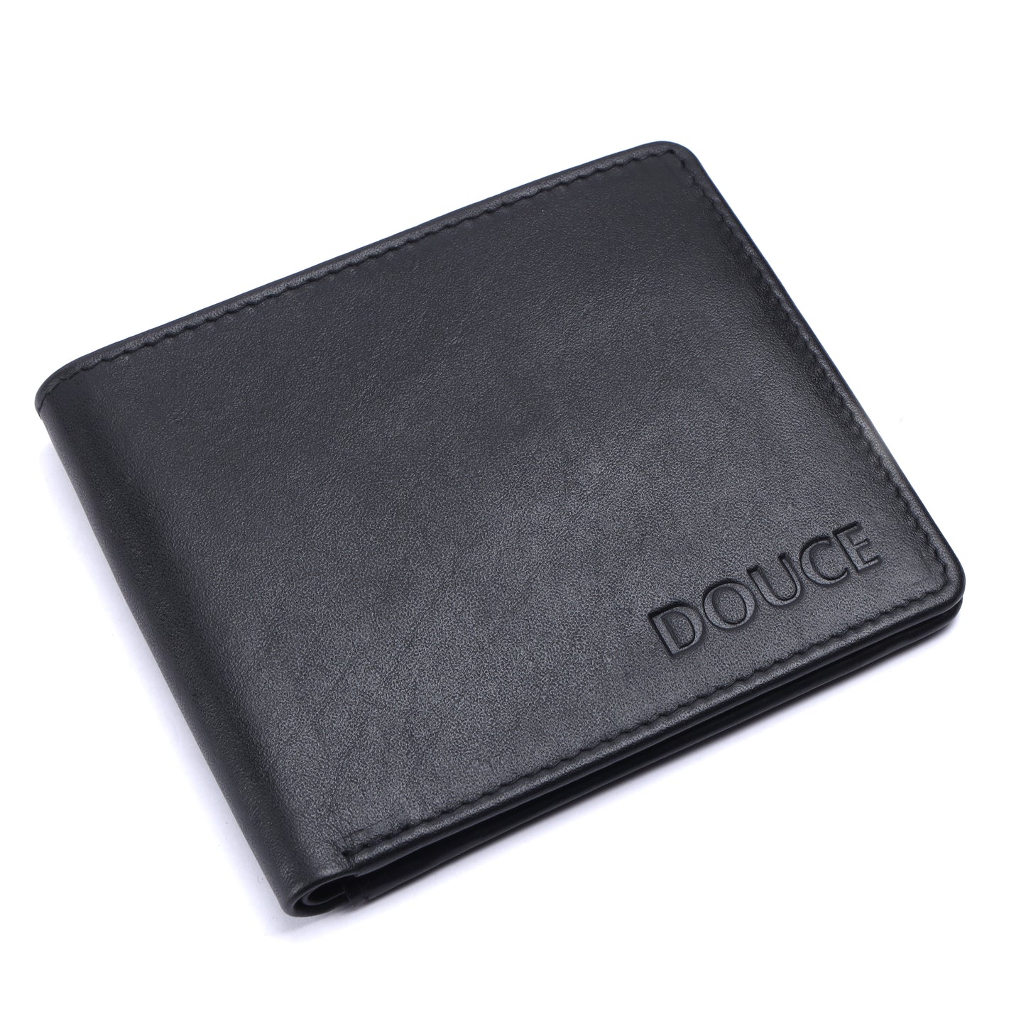 Douce Signature RFID Leather Wallet with Card Holder for Men