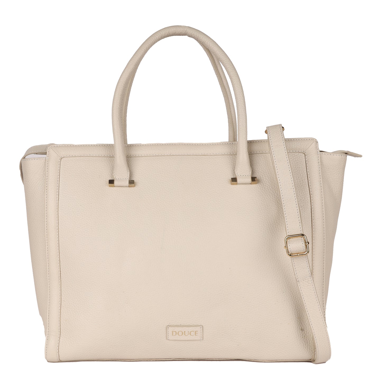 Douce Women’s Genuine Leather Laptop Tote Bag