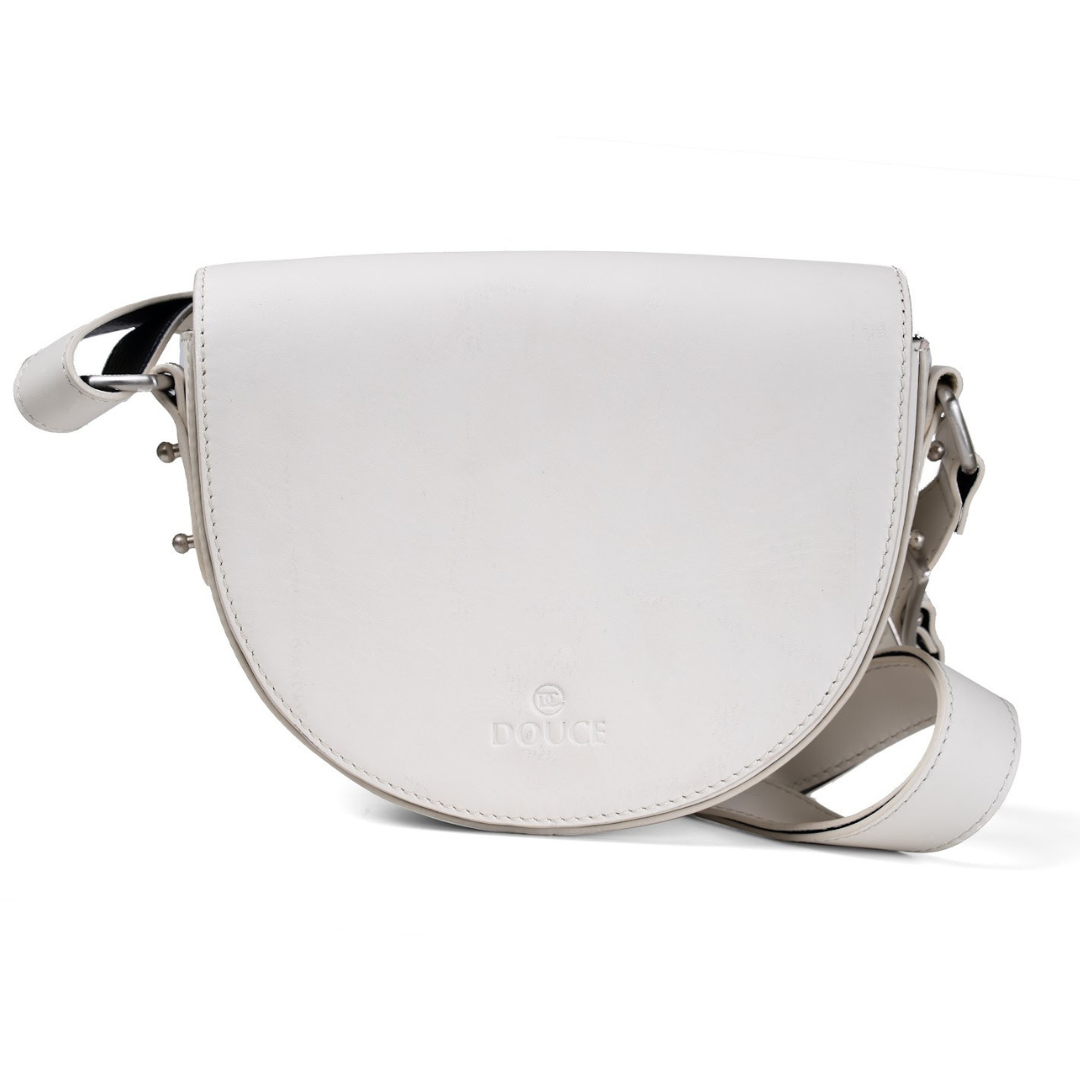 Half Moon Genuine Leather Ladies Sling Bag – Elegant & Versatile