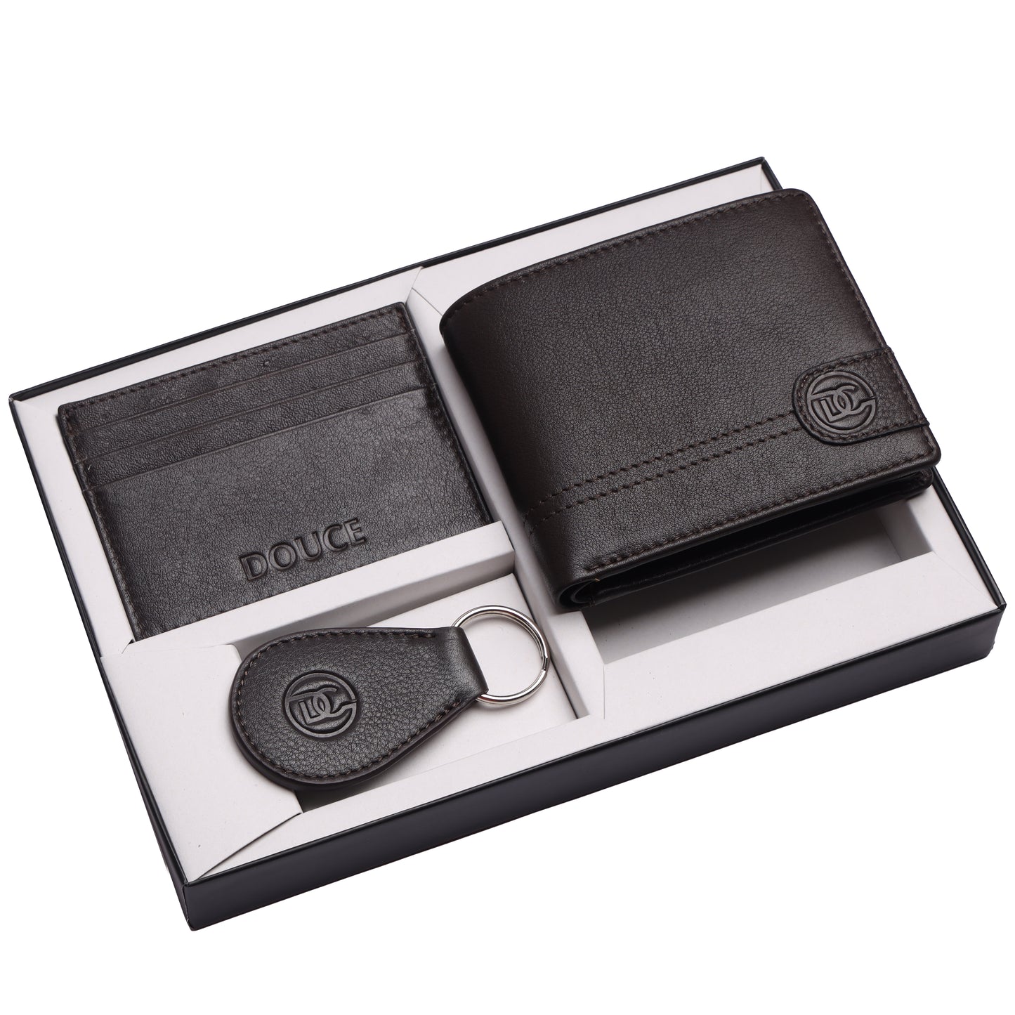 Douce Genuine Leather Gift Set (Brown Edition)