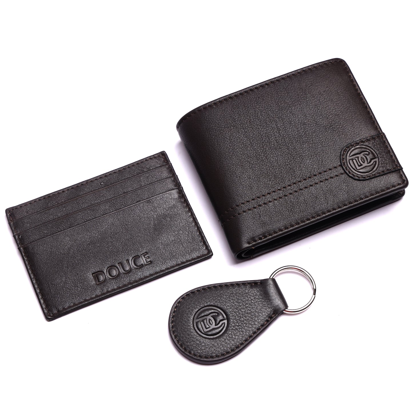 Douce Genuine Leather Gift Set (Brown Edition)