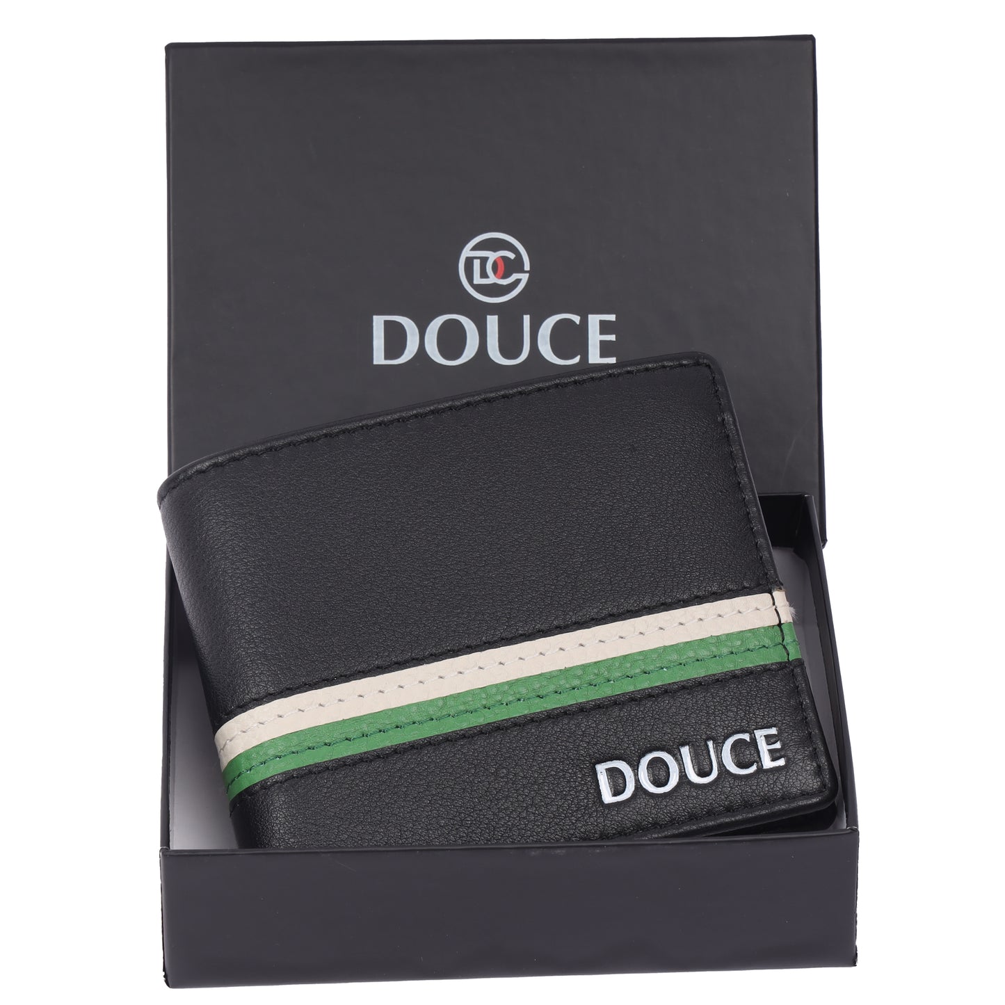 PREMIUM GENUINE LEATHER WALLET COMBO FOR MEN - BLACK