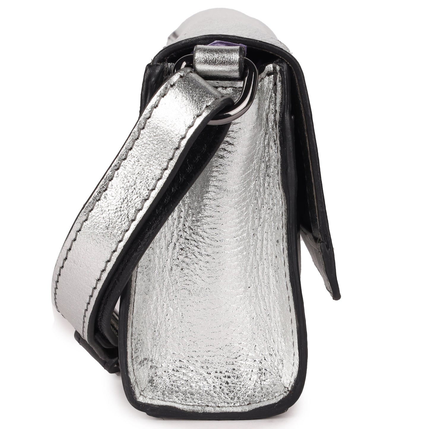 DOUCE Metallic Genuine Leather Ladies Sling Bag