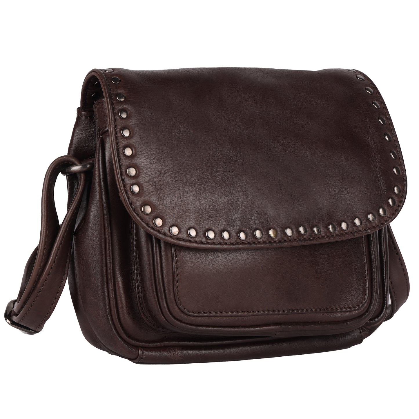 Designer Ladies Sling Bag – Dark Brown