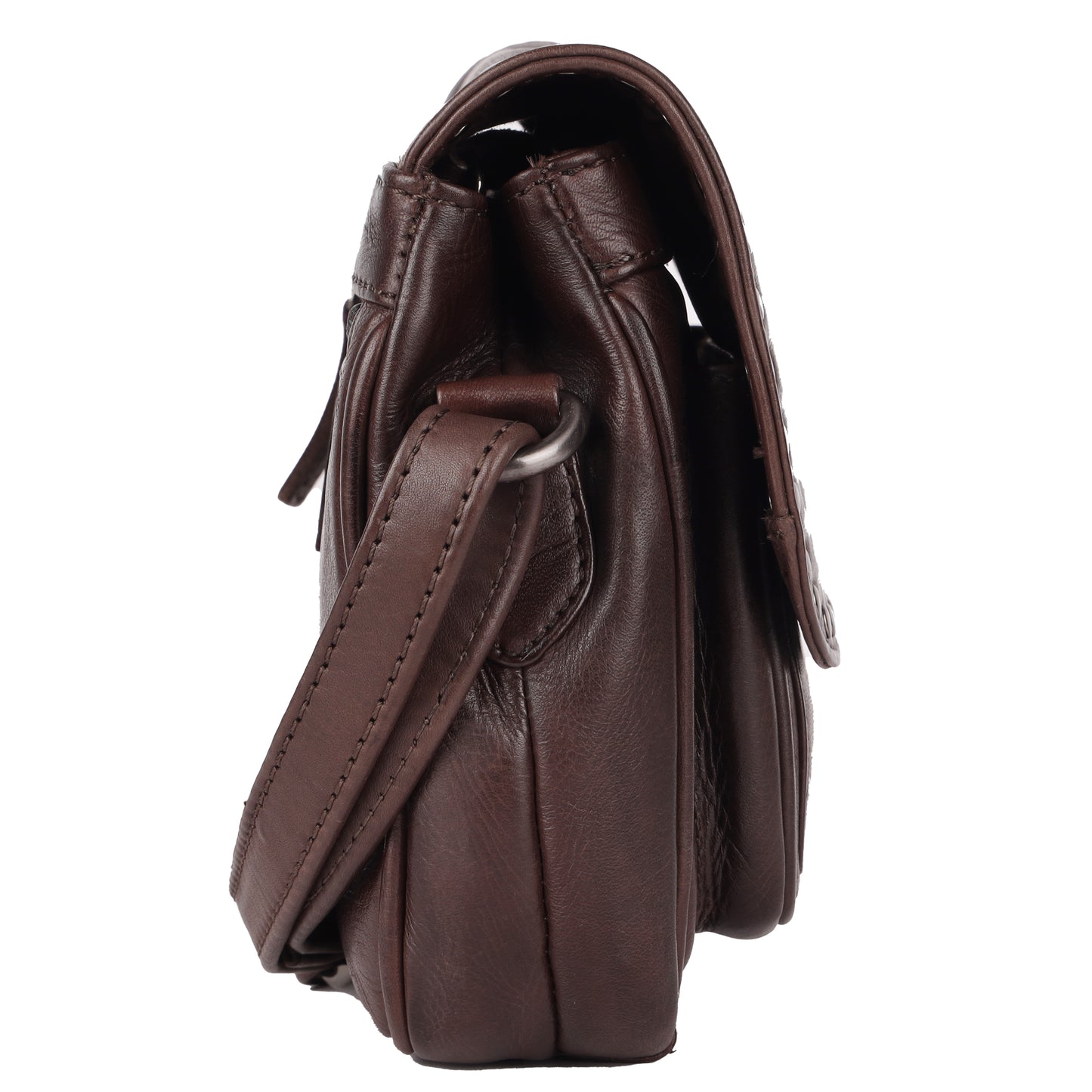Designer Ladies Sling Bag – Dark Brown