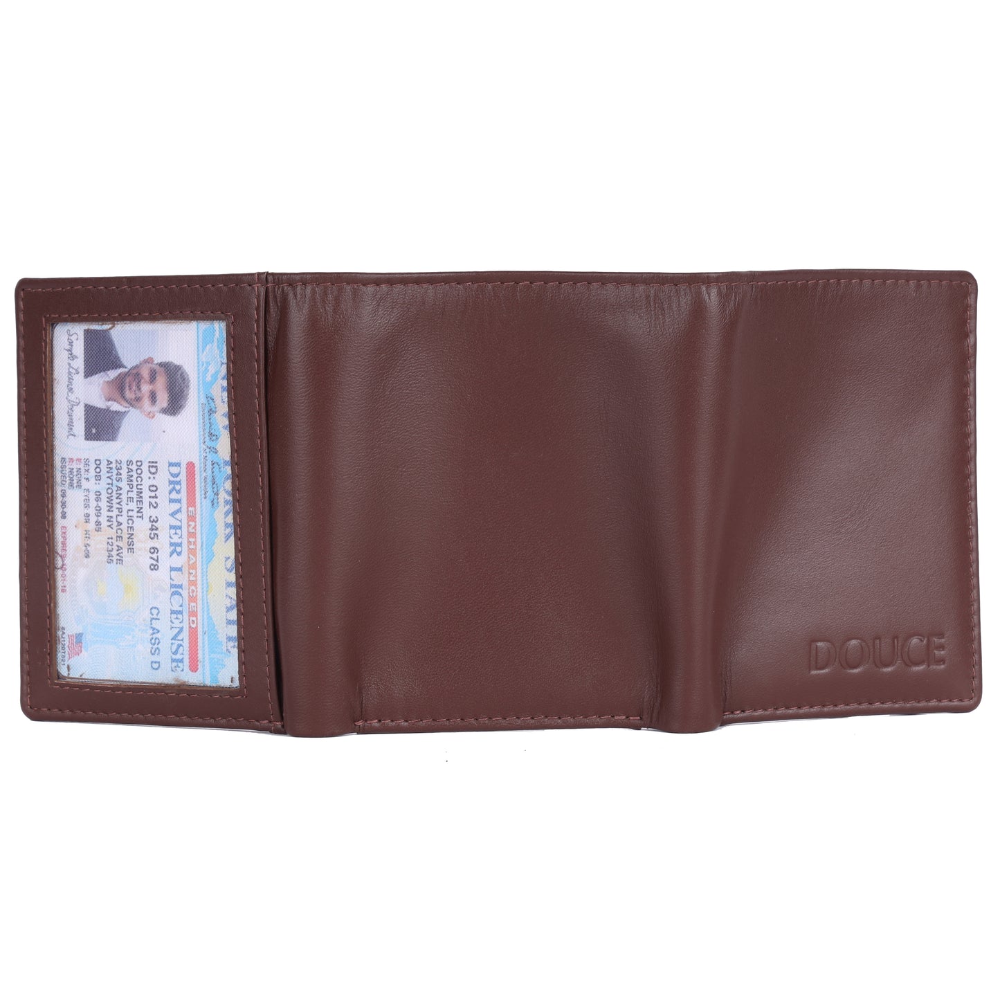 DOUCE Premium Leather Gift Set for Men – Brandy Brown (Wallet & Belt Combo)