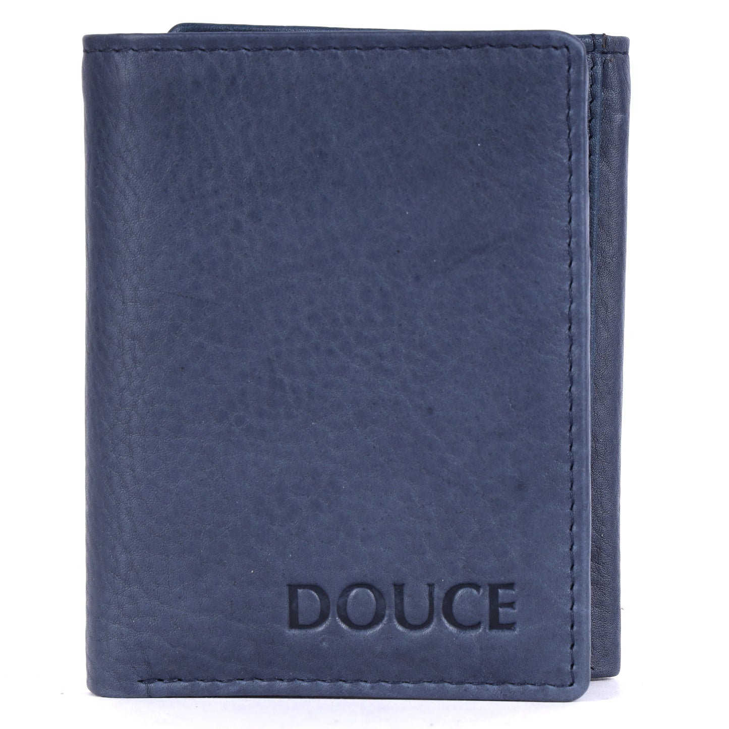 DOUCE Men Tri-Fold Wallet – Navy Blue