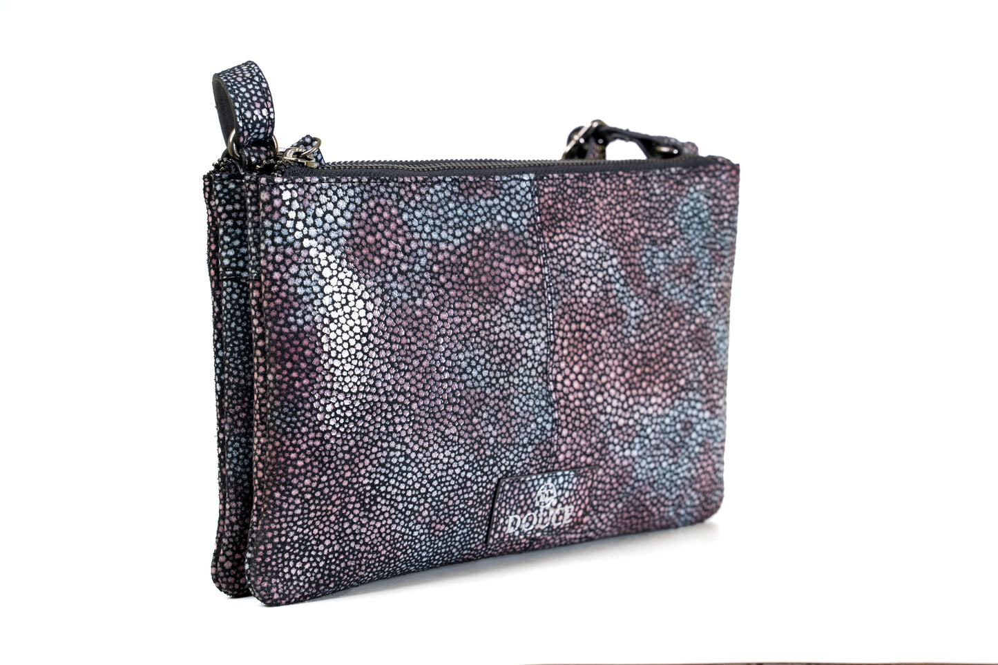 Douce Elegant Genuine Leather Crossbody Bag For Women (Marbel Print)