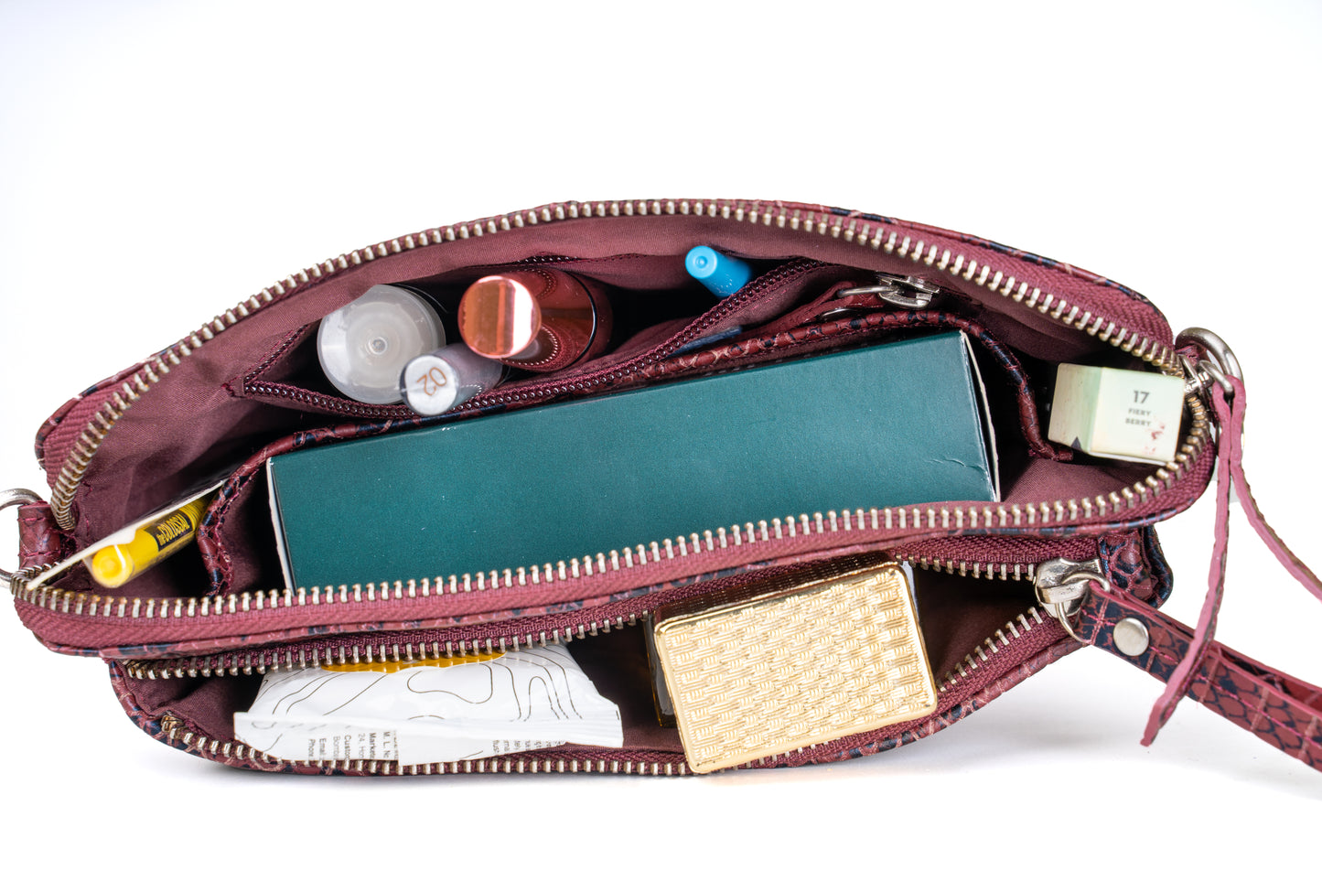 3D Croco Ladies Sling Bag – Genuine Leather