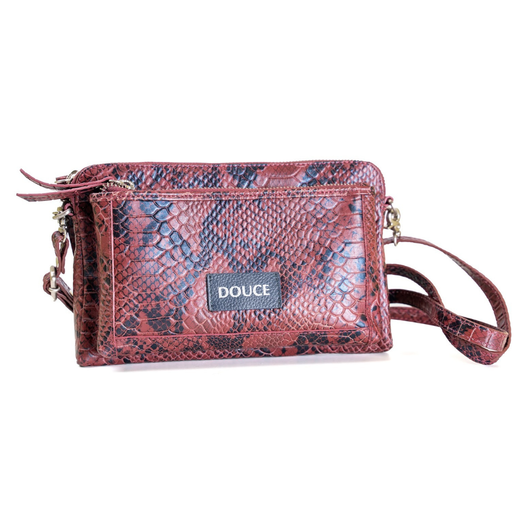 3D Croco Ladies Sling Bag – Genuine Leather