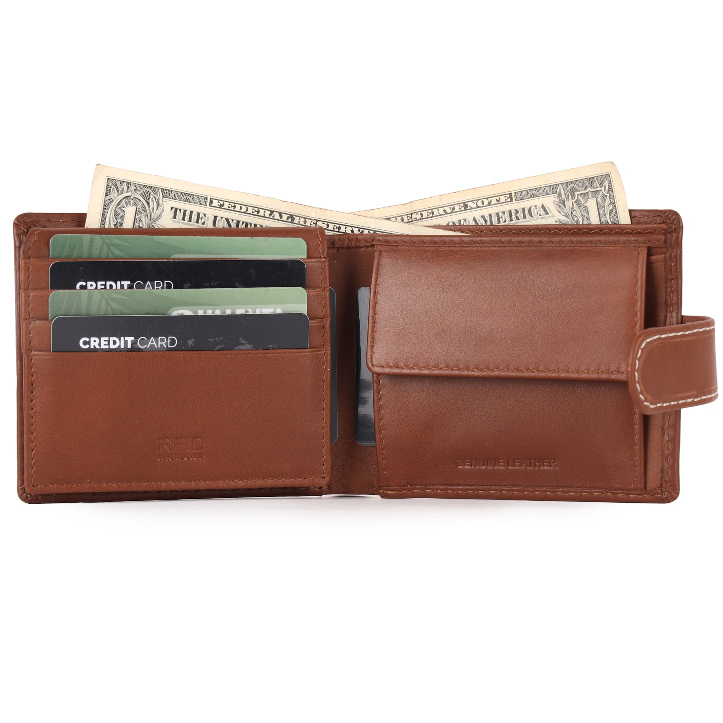 DOUCE Premium Leather Belt & Vegetable Tanned RFID Wallet Combo