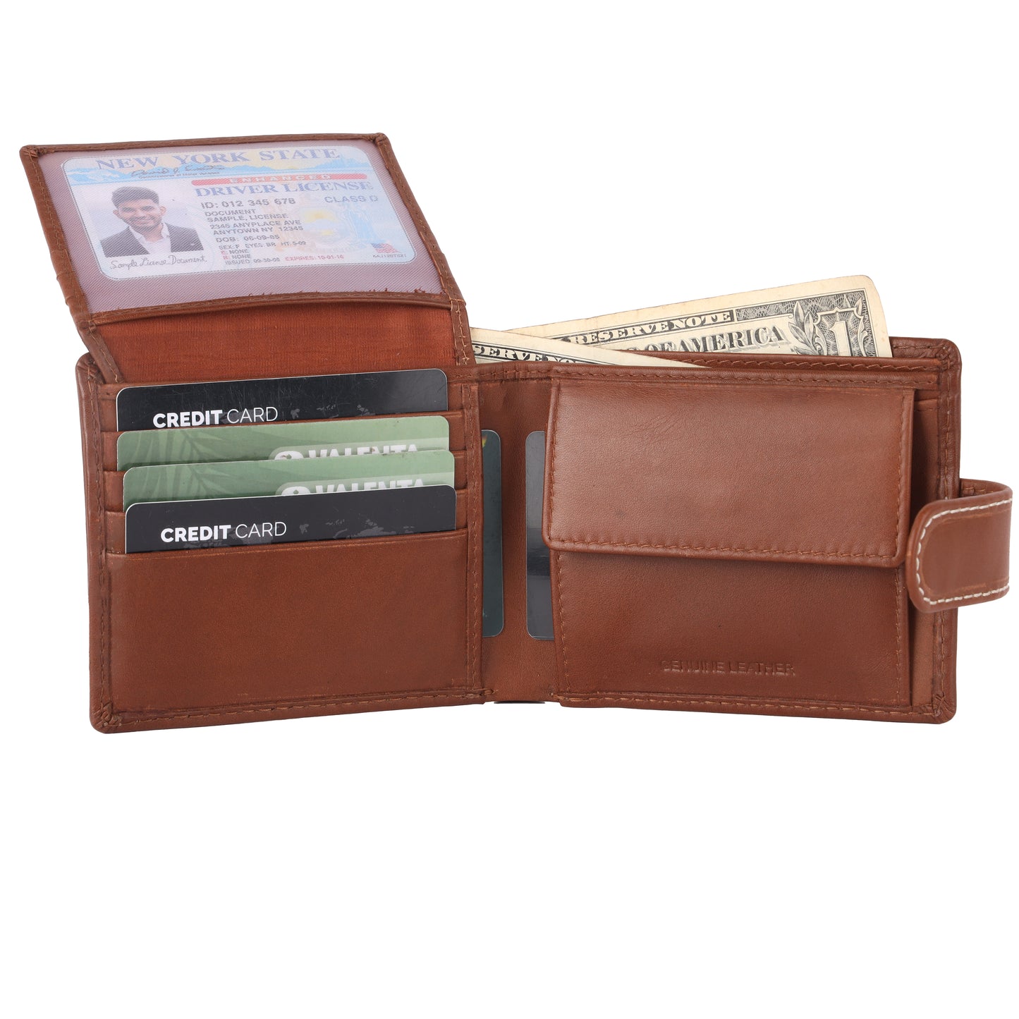 DOUCE Premium Leather Belt & Vegetable Tanned RFID Wallet Combo