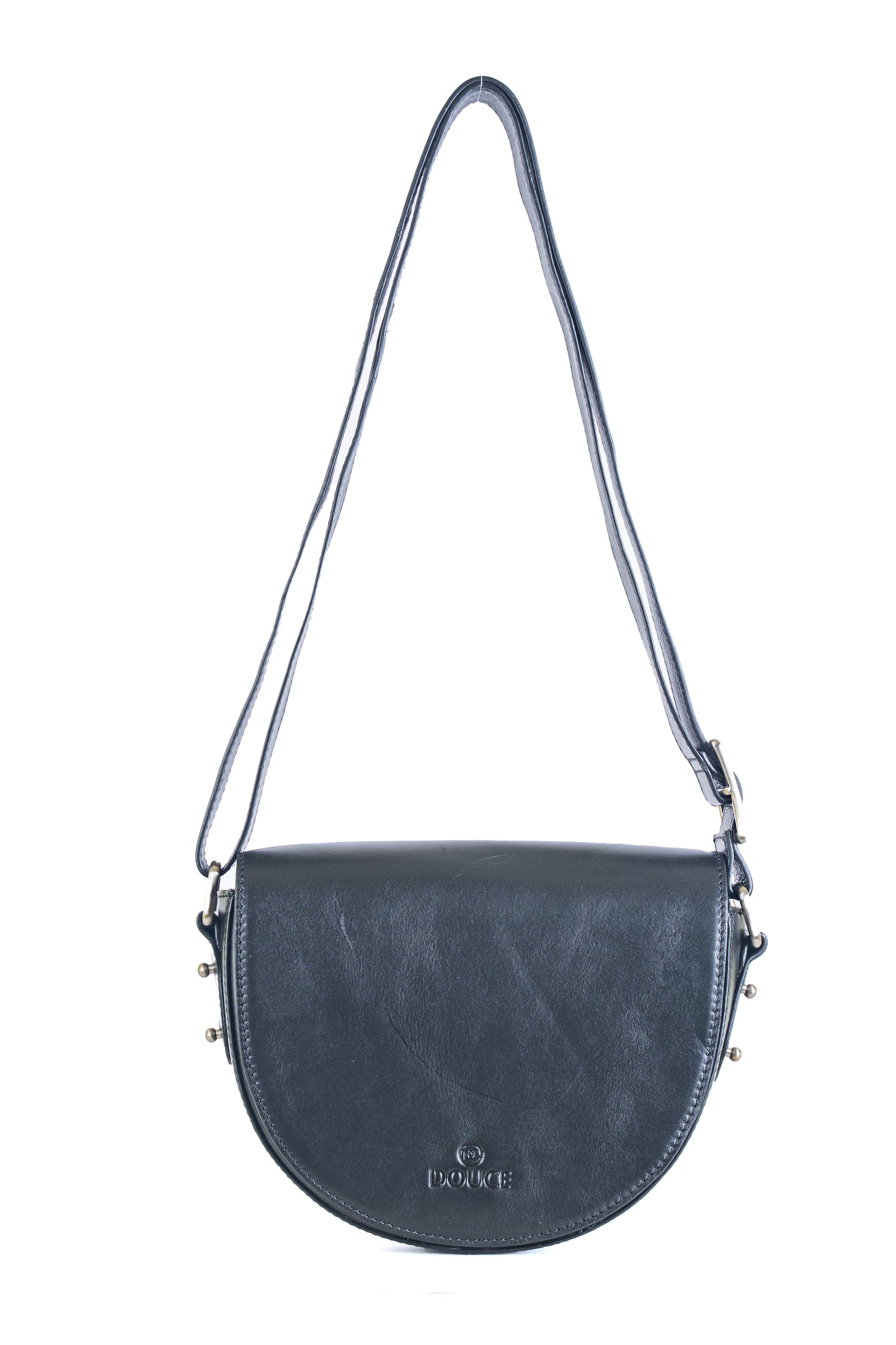 Half Moon Genuine Leather Ladies Sling Bag – Elegant & Versatile