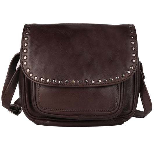 Designer Ladies Sling Bag – Dark Brown