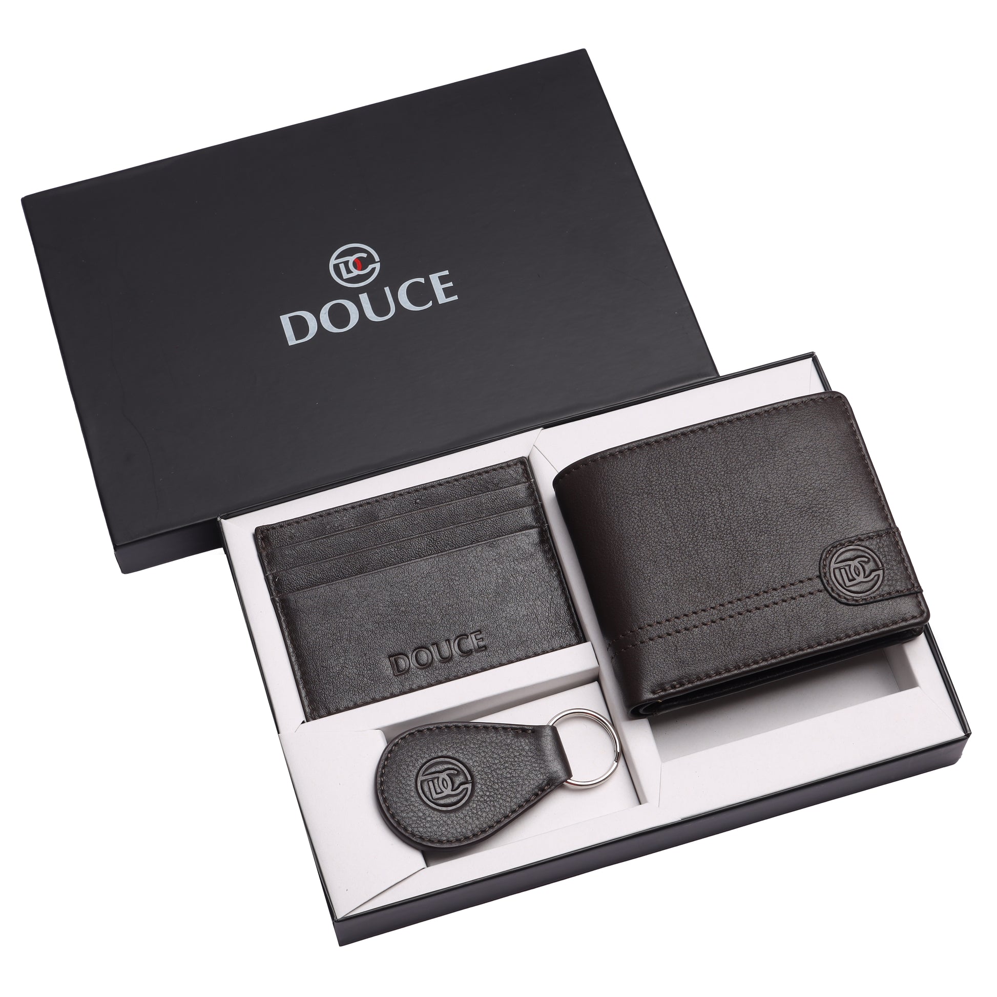 Douce Genuine Leather Gift Set (Brown Edition)
